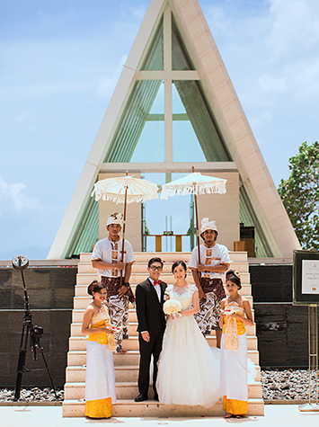 Conrad Chapel Wedding Bali巴厘岛港丽教堂婚礼